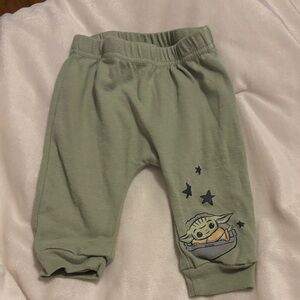 Star Wars Green Baby Yoda Jogger Pants